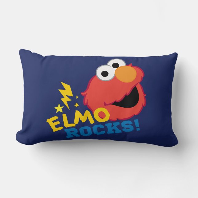 Elmo Rocks Lumbar Cushion (Front)