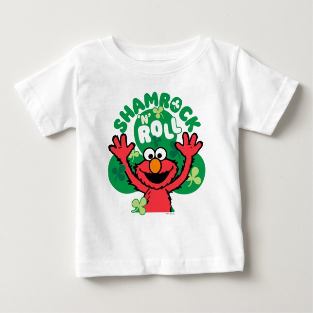 Elmo | Shamrock 'N' Roll Baby T-Shirt (Front)
