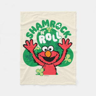 Elmo   Shamrock 'N' Roll Fleece Blanket