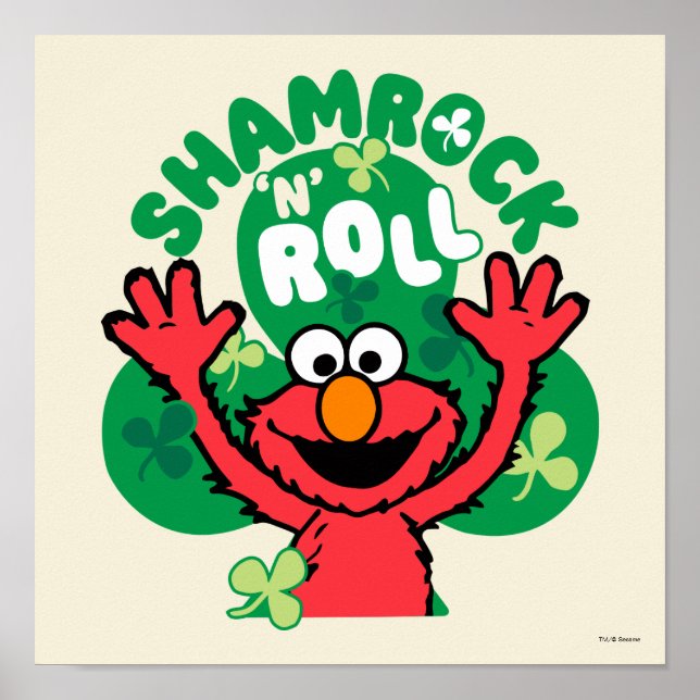 Elmo | Shamrock 'N' Roll Poster (Front)