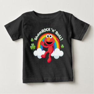 Elmo Shamrock 'n' Roll Rainbow Baby T-Shirt