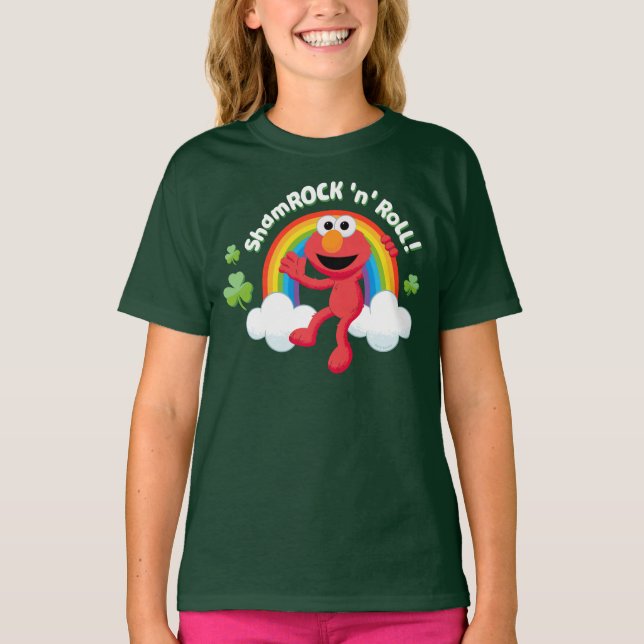 Elmo | Shamrock 'n' Roll Rainbow T-Shirt (Front)