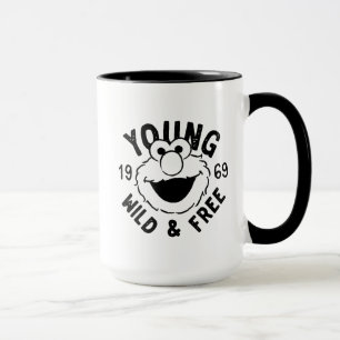 Elmo Skate Logo - Young, Wild & Free 1969 Mug