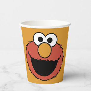 Elmo Smiling Face Paper Cups