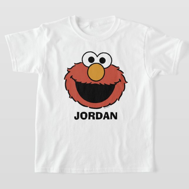 Elmo Smiling Face T-Shirt (Laydown)