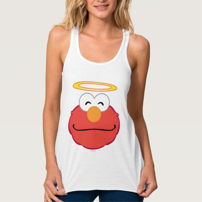 Elmo Smiling Face with Halo Singlet (Front)