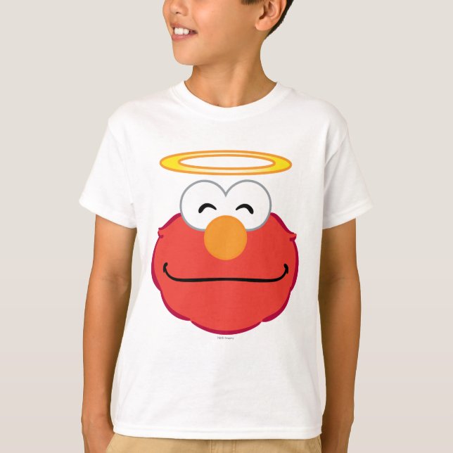 Elmo Smiling Face with Halo T-Shirt (Front)