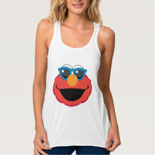 Elmo  Smiling Face with Sunglasses Singlet