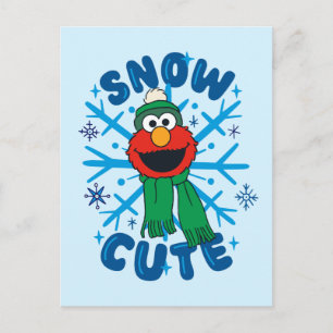 Elmo Snow Cute Postcard