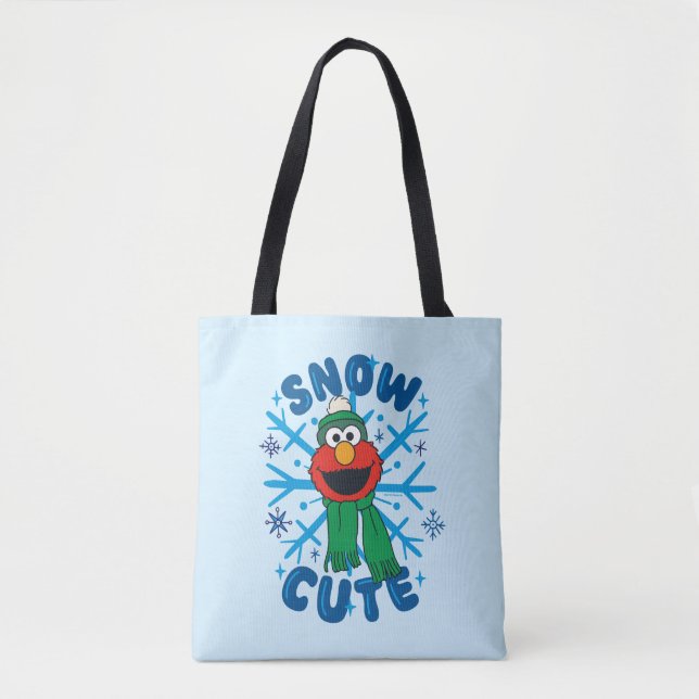 Elmo Snow Cute Tote Bag (Front)