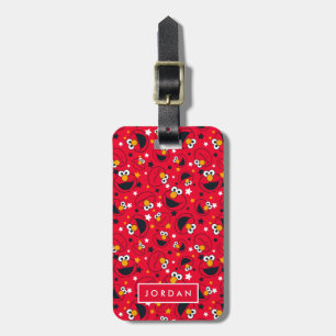 Elmo So Silly Star Pattern Luggage Tag