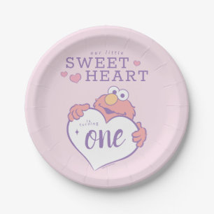 Elmo Sweetheart Birthday Paper Plate