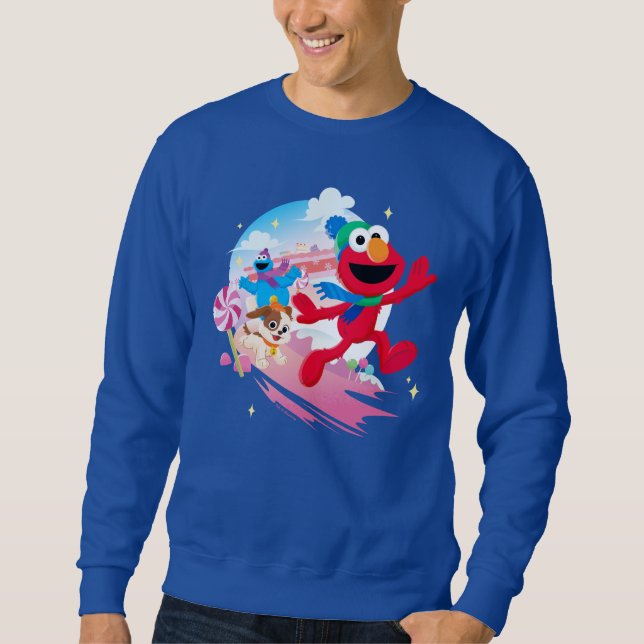 Elmo, Tango & Cookie Monster | Best Christmas Ever Sweatshirt (Front)