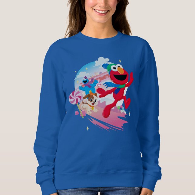 Elmo, Tango & Cookie Monster | Best Christmas Ever Sweatshirt (Front)