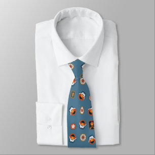 Elmo Woodland Explorer Pattern Tie