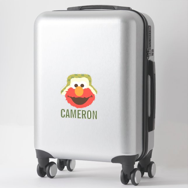 Elmo Woodland Face | Add Your Name (Suitcase)