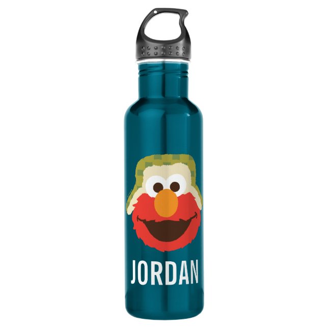 Elmo Woodland Face | Add Your Name 710 Ml Water Bottle (Front)