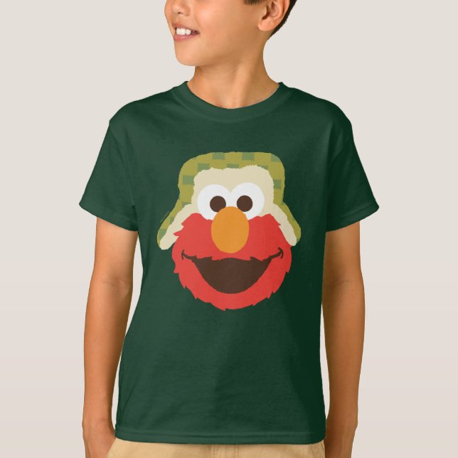 Elmo Woodland Face T-Shirt (Front)