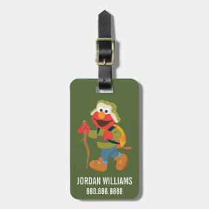 Elmo Woodland Hike Add Your Information Luggage Tag