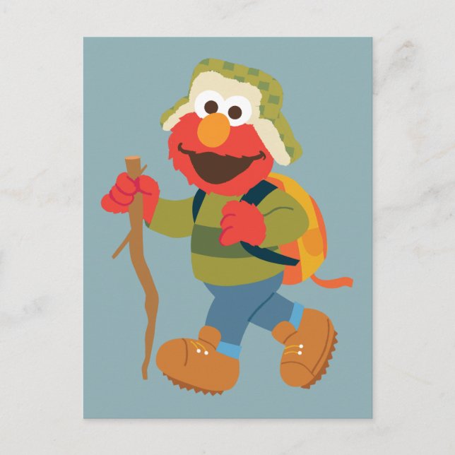 Elmo Woodland Hike Postcard (Front)