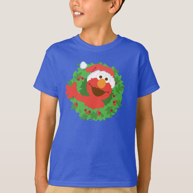 Elmo Wreath T-Shirt (Front)