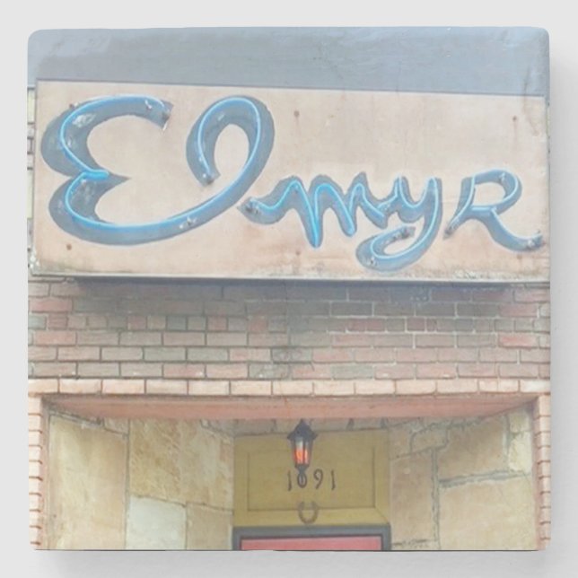 Elmyr, Elmyr Atlanta, Elmyr Stone Coaster (Front)