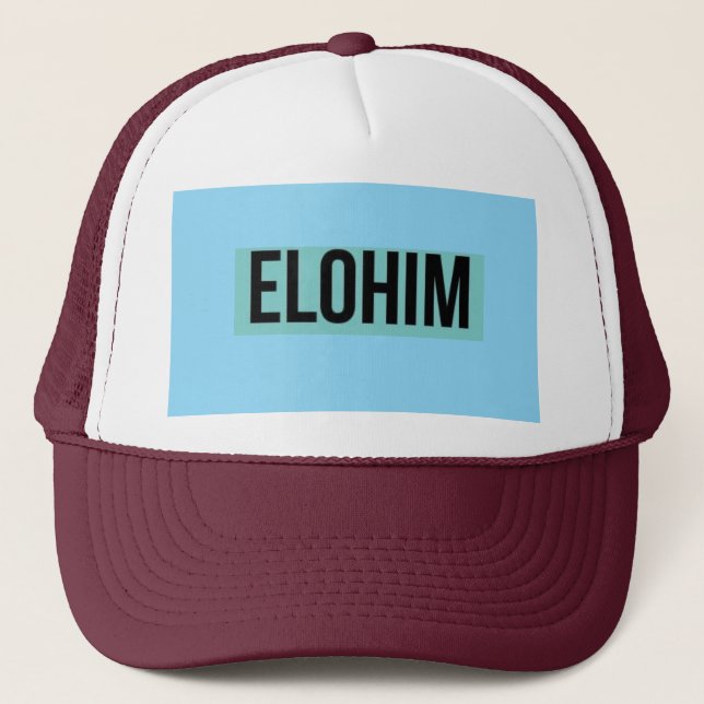 Elohim Trucker Hat (Front)