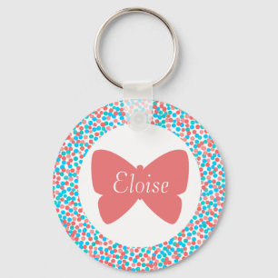Eloise Butterfly Dots Keychain