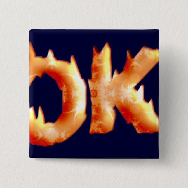 Elokut 15 Cm Square Badge (Front)