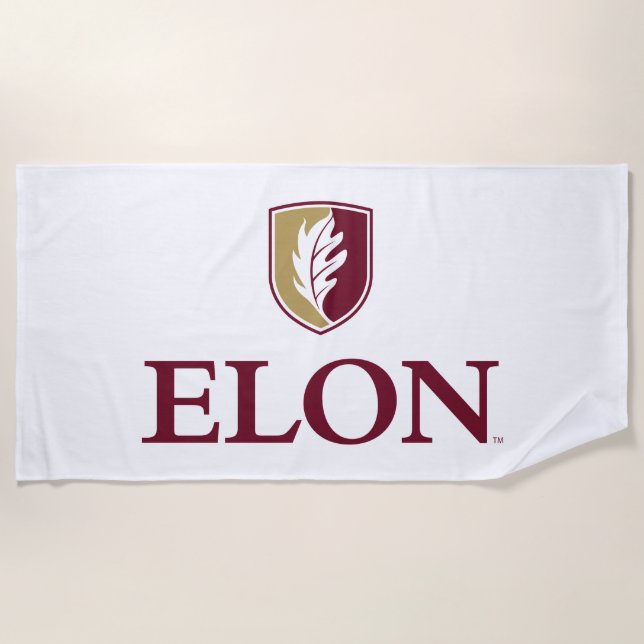 Elon Beach Towel (Front)
