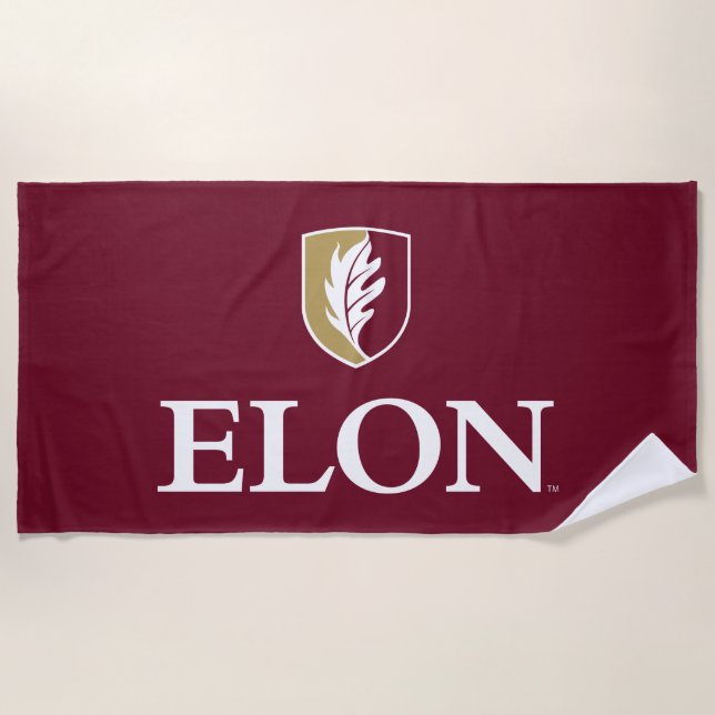 Elon Beach Towel (Front)