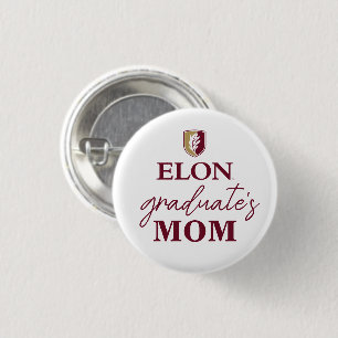 Elon   Graduate's Mum 3 Cm Round Badge