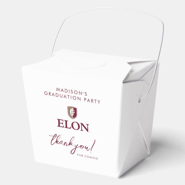 Elon Graduation Favour Box (Front)