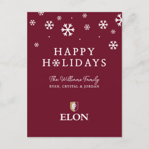 Elon Holiday Postcard