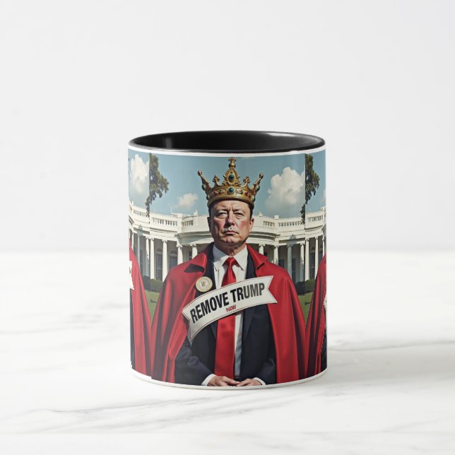 Elon Musk Is President Satire Mug (Center)