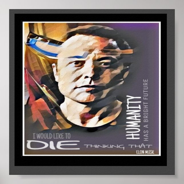 Elon Musk Poster (Front)