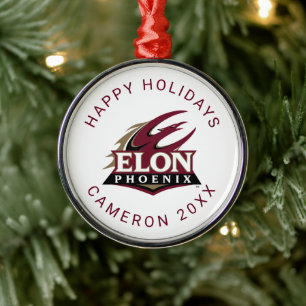 Elon Phoenix Metal Tree Decoration