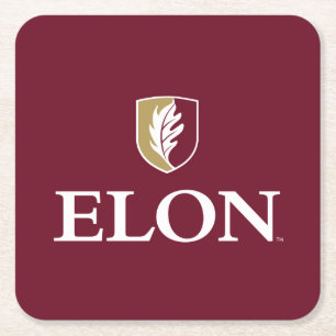 Elon Square Paper Coaster