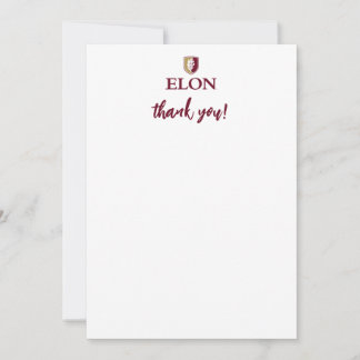 Elon | Thank You Card