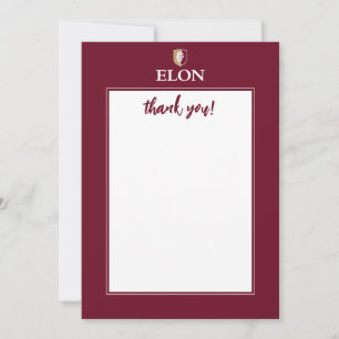 Elon Thank You Card