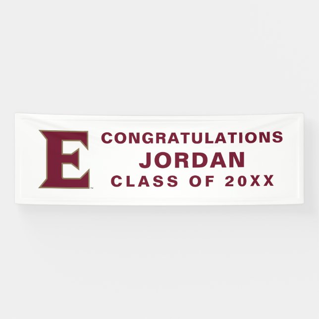Elon University E | Class of 2OXX Banner (Horizontal)