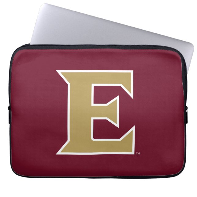 Elon University E Laptop Sleeve (Front)