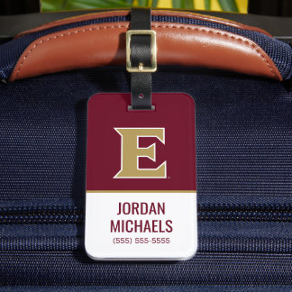 Elon University E Luggage Tag