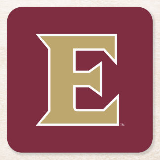 Elon University E Square Paper Coaster