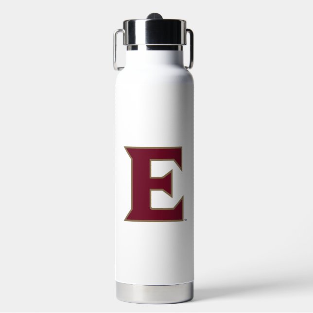 Elon University E Water Bottle (Front)