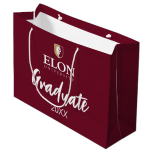 Elon University   Graduate 20XX Large Gift Bag