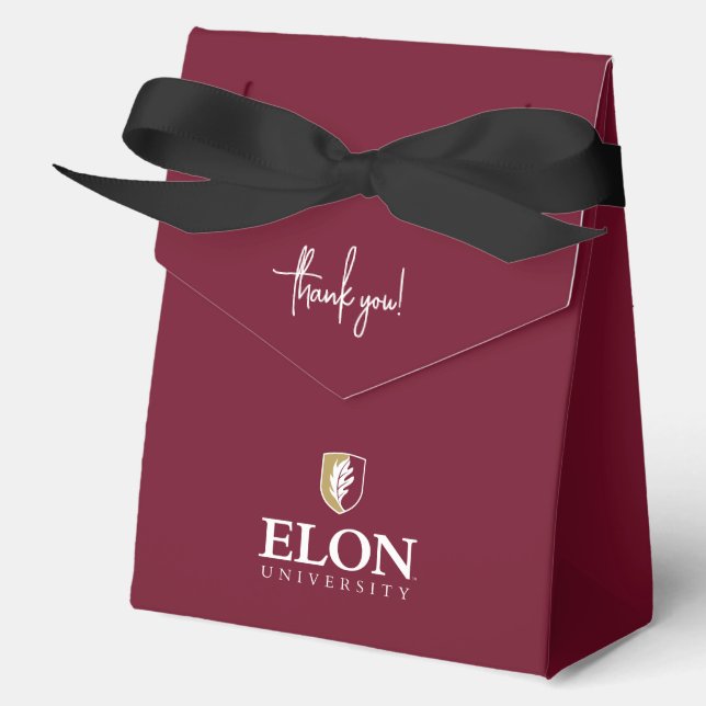 Elon University Graduation Favour Box (Front)