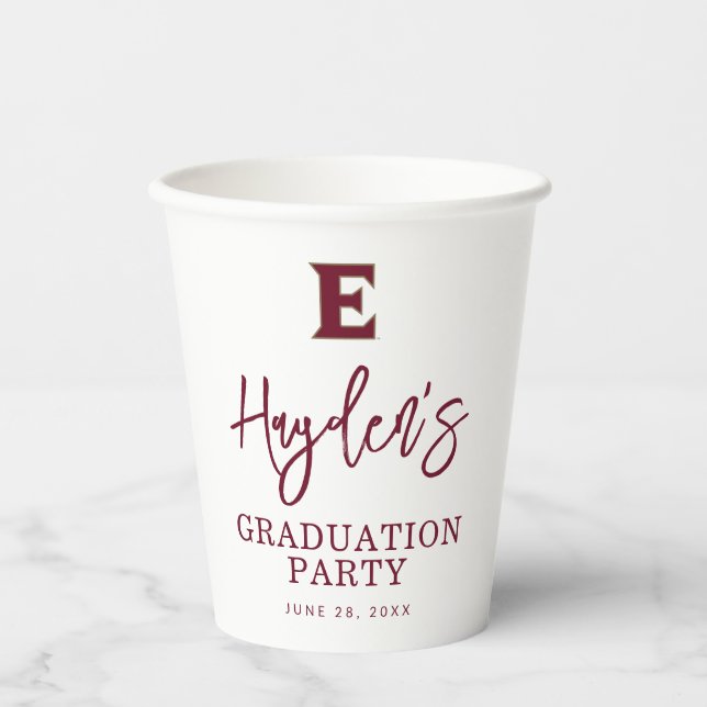 Elon University Graduation Paper Cups (Front)
