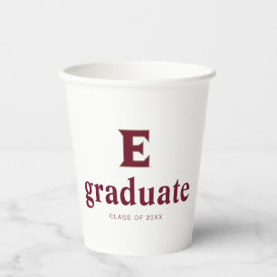 Elon University Graduation Paper Cups