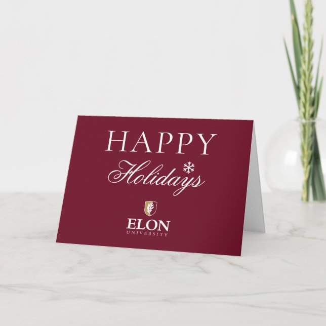 Elon University Holiday Card (Front)